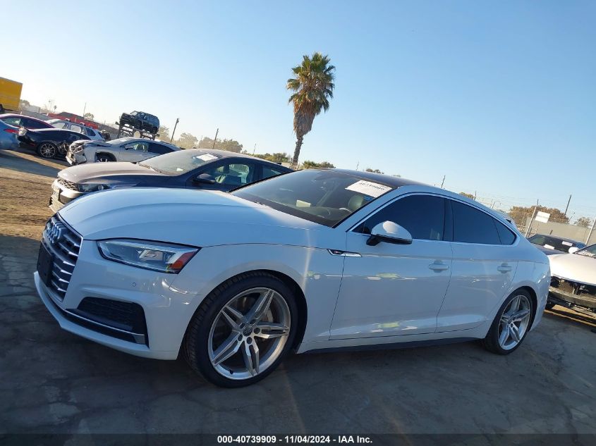 2019 Audi A5 45 Premium VIN: WAUENCF55KA091952 Lot: 40739909