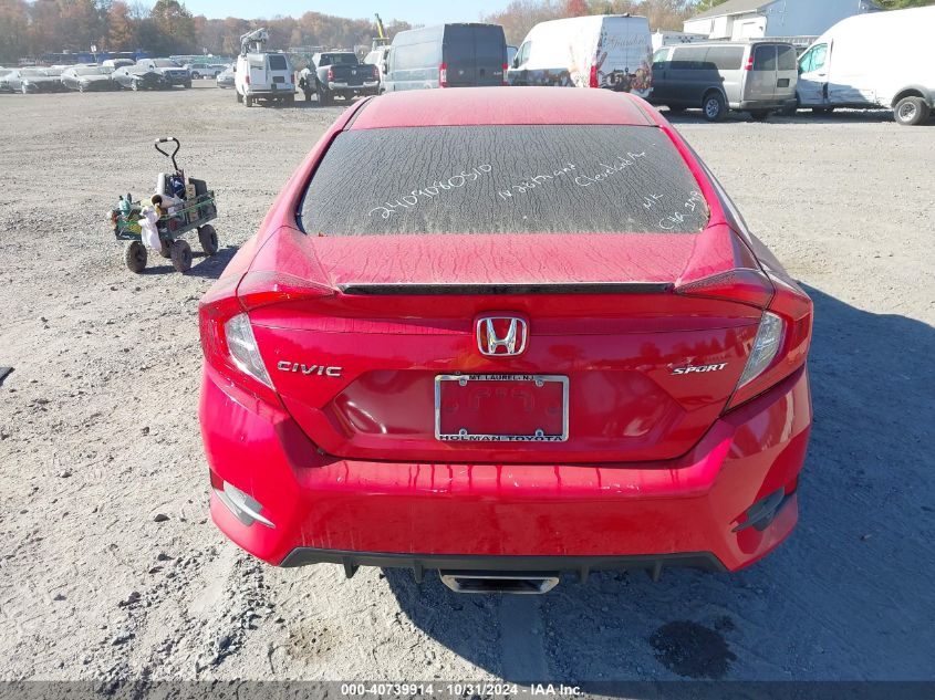 2019 Honda Civic Sport VIN: 2HGFC2F88KH551920 Lot: 40739914