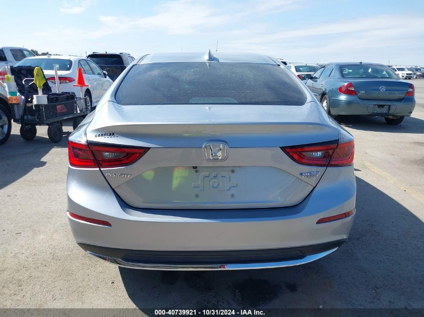 2019 Honda Insight Touring VIN: 19XZE4F97KE017913 Lot: 40739921