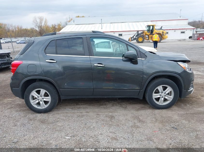 2018 Chevrolet Trax Lt VIN: 3GNCJPSBXJL336591 Lot: 40739946