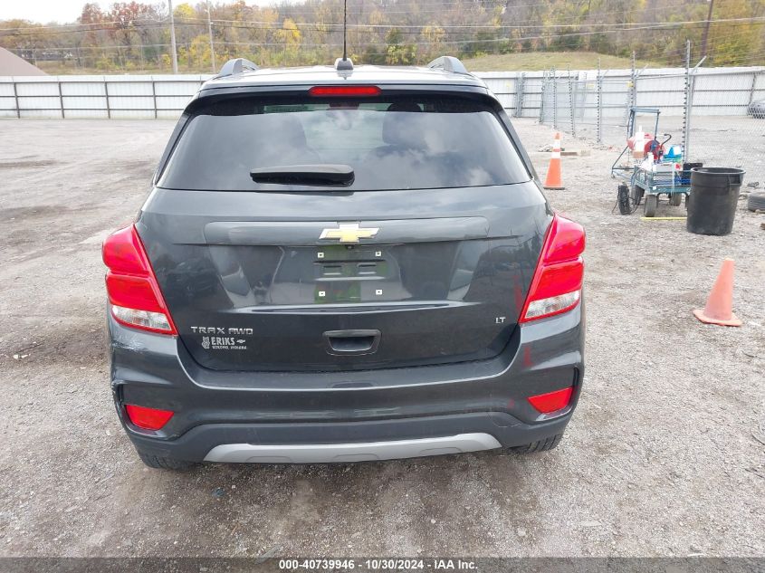 2018 Chevrolet Trax Lt VIN: 3GNCJPSBXJL336591 Lot: 40739946