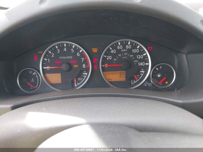 2006 NISSAN FRONTIER VIN: 1N6AD07WX6C404012