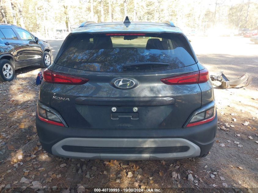 2022 Hyundai Kona Sel VIN: KM8K32AB7NU900921 Lot: 40739993