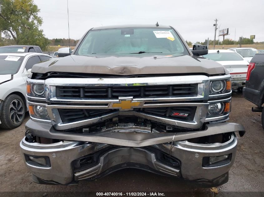 2014 Chevrolet Silverado 1500 2Lz VIN: 3GCUKSEC5EG389876 Lot: 40740016