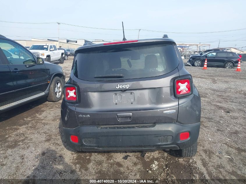 2018 Jeep Renegade Latitude 4X4 VIN: ZACCJBBB4JPH24192 Lot: 40740020