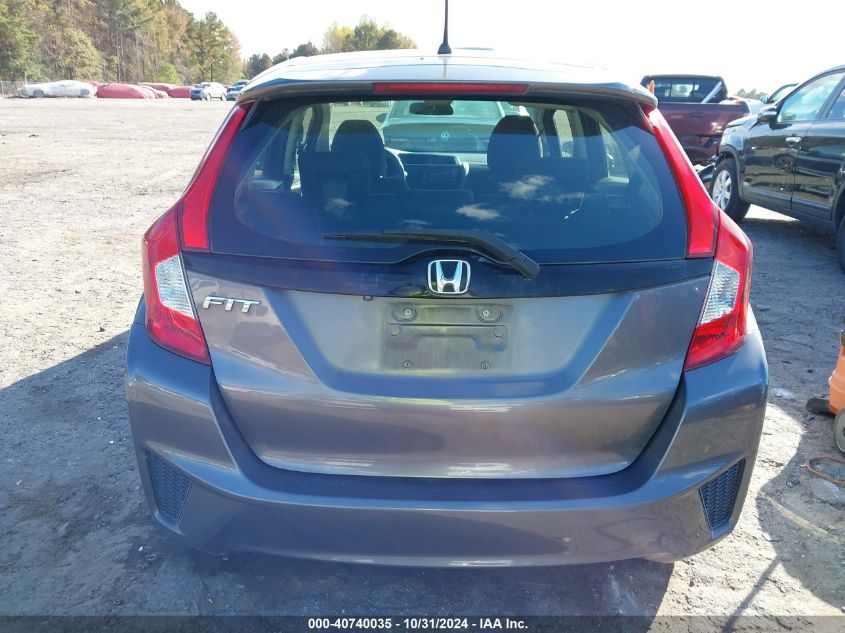 2016 Honda Fit Lx VIN: JHMGK5H53GS007849 Lot: 40740035