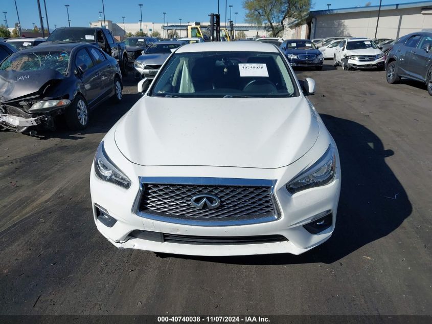 2021 Infiniti Q50 Pure VIN: JN1EV7AP0MM701599 Lot: 40740038