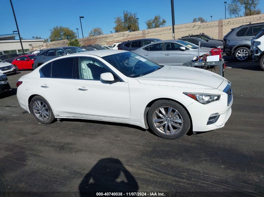 2021 Infiniti Q50 Pure VIN: JN1EV7AP0MM701599 Lot: 40740038