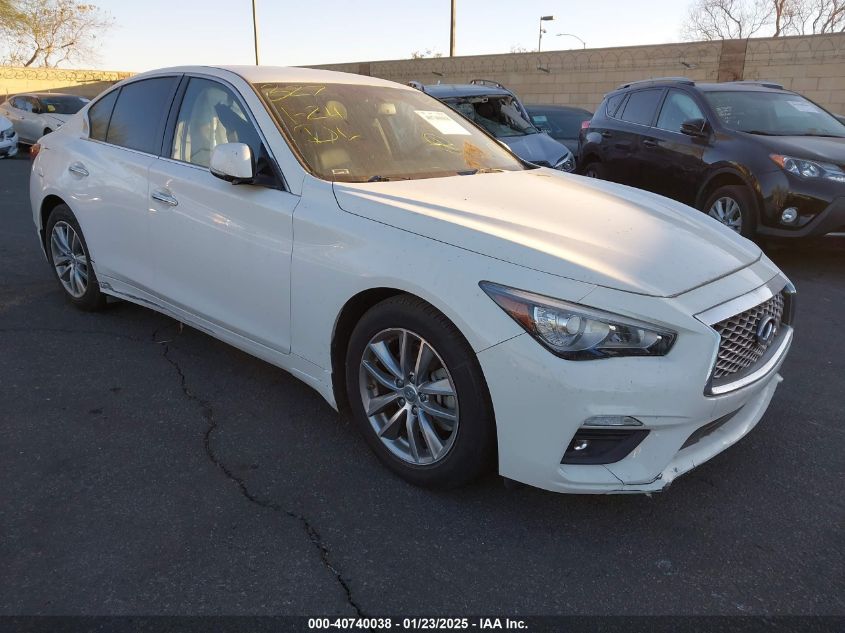 VIN JN1EV7AP0MM701599 2021 Infiniti Q50, Pure no.1