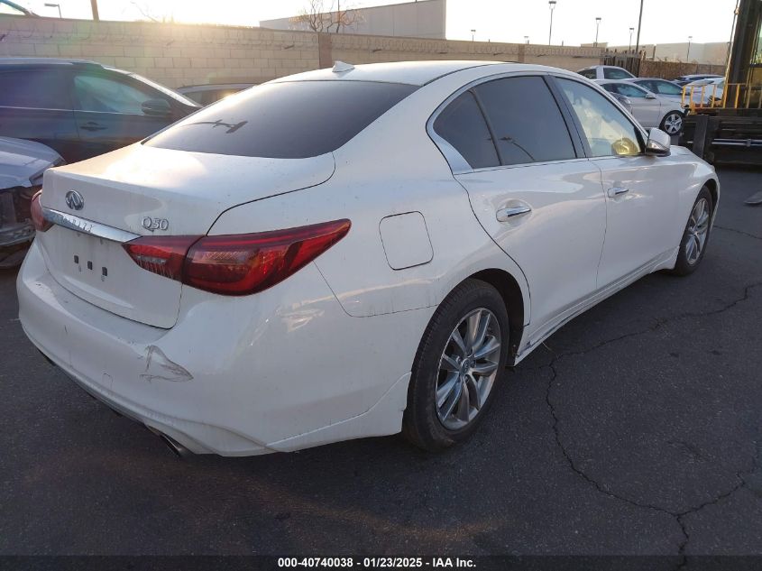 VIN JN1EV7AP0MM701599 2021 Infiniti Q50, Pure no.4