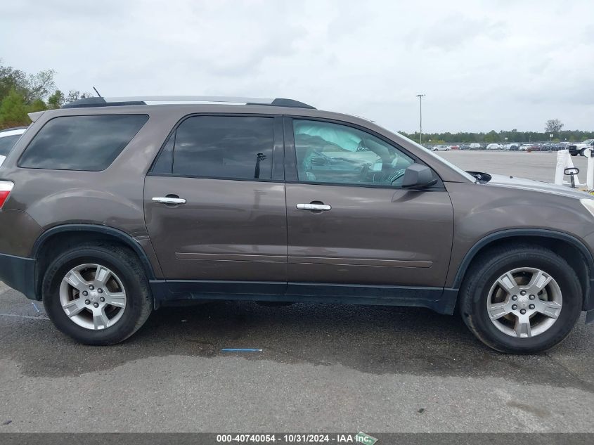 2012 GMC Acadia Sle VIN: 1GKKRPED3CJ240598 Lot: 40740054