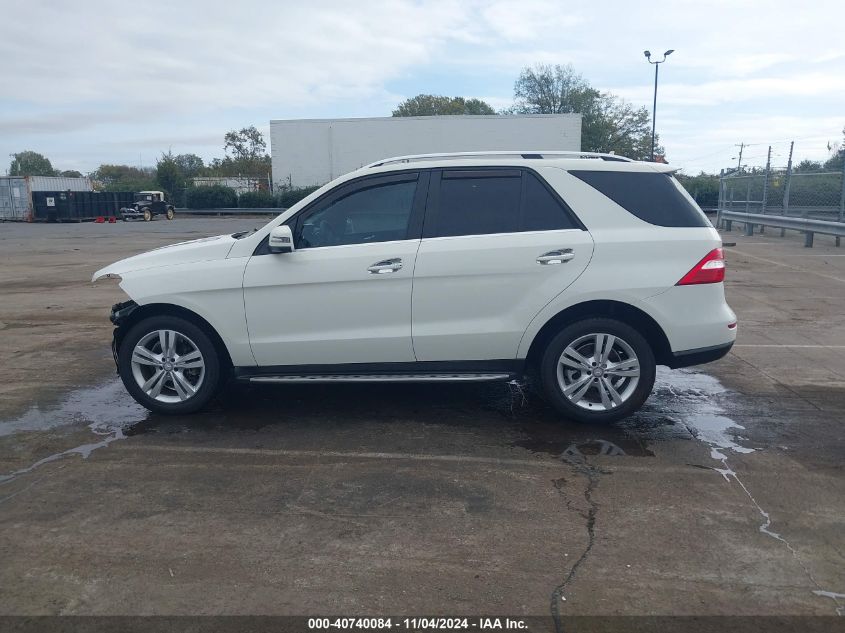 2013 Mercedes-Benz Ml 350 Bluetec 4Matic VIN: 4JGDA2EB9DA150074 Lot: 40740084