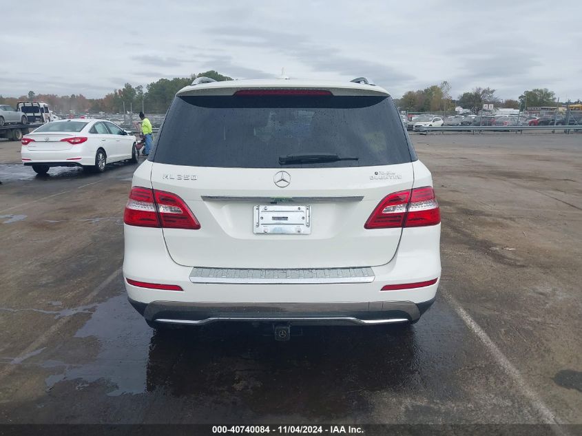 2013 Mercedes-Benz Ml 350 Bluetec 4Matic VIN: 4JGDA2EB9DA150074 Lot: 40740084