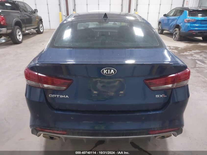 2016 Kia Optima Sxl Turbo VIN: 5XXGV4L23GG088376 Lot: 40740114