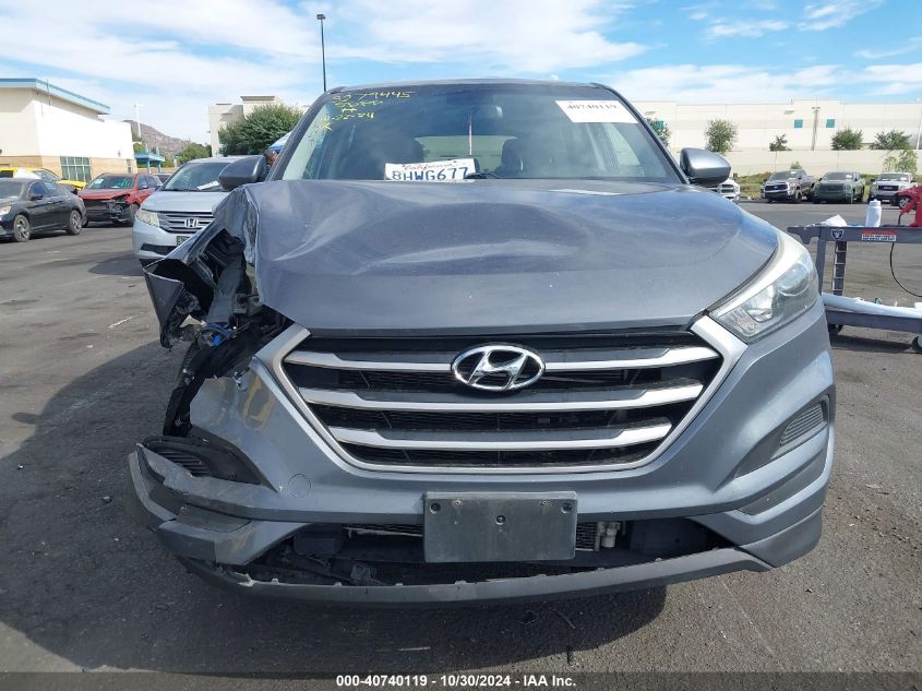 2018 Hyundai Tucson Se VIN: KM8J23A43JU787601 Lot: 40740119