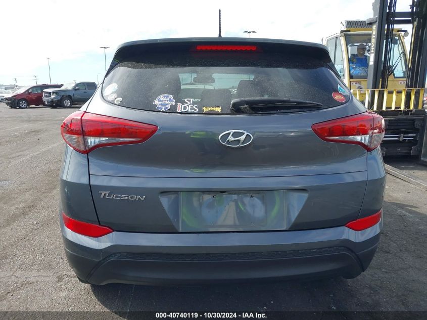 2018 Hyundai Tucson Se VIN: KM8J23A43JU787601 Lot: 40740119