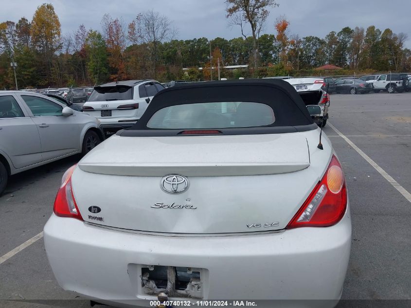 2006 Toyota Camry Solara Se VIN: 4T1FA38P46U102909 Lot: 40740132