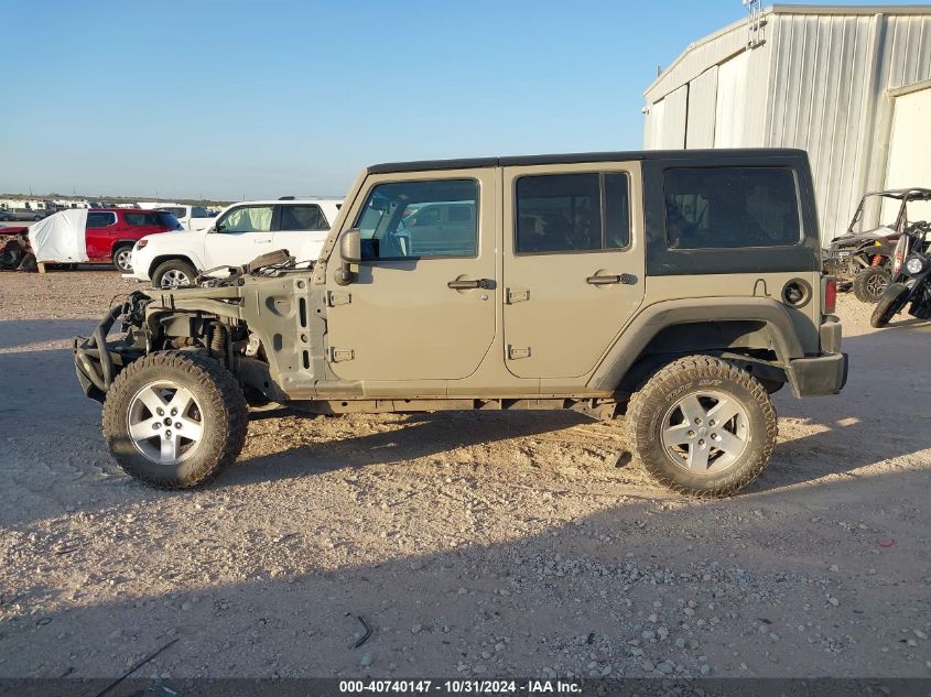 2018 Jeep Wrangler Jk Unlimited Sport S 4X4 VIN: 1C4BJWDG8JL816549 Lot: 40740147