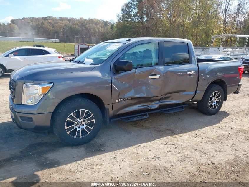 2021 Nissan Titan Sv 4X4 VIN: 1N6AA1EC5MN515267 Lot: 40740168