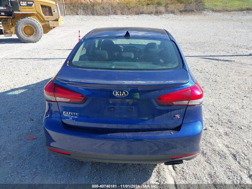 2018 Kia Forte S VIN: 3KPFL4A70JE196244 Lot: 40740181