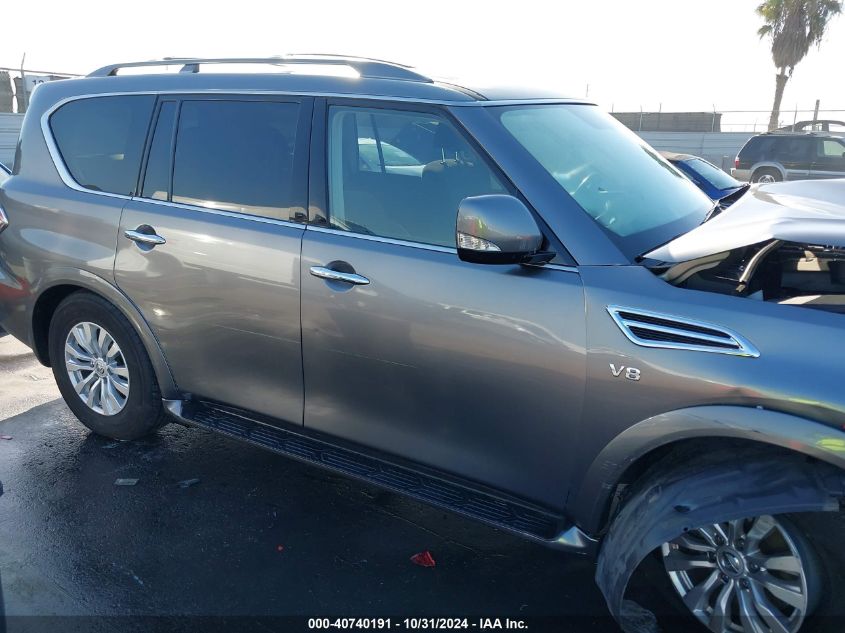 2019 Nissan Armada Sv VIN: JN8AY2NC7K9584444 Lot: 40740191