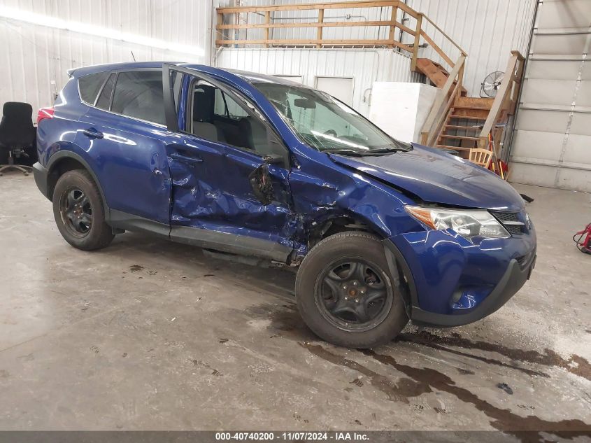 VIN 2T3BFREV4FW357329 2015 Toyota RAV4, LE no.1