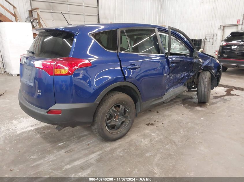 VIN 2T3BFREV4FW357329 2015 Toyota RAV4, LE no.4