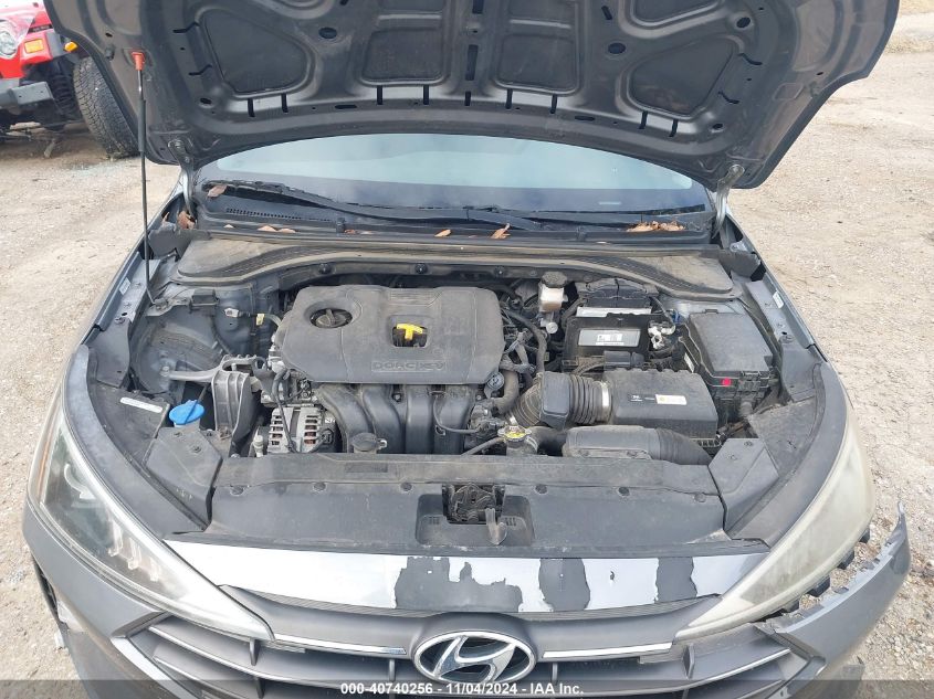 VIN KMHD74LF6KU777505 2019 Hyundai Elantra, SE no.10