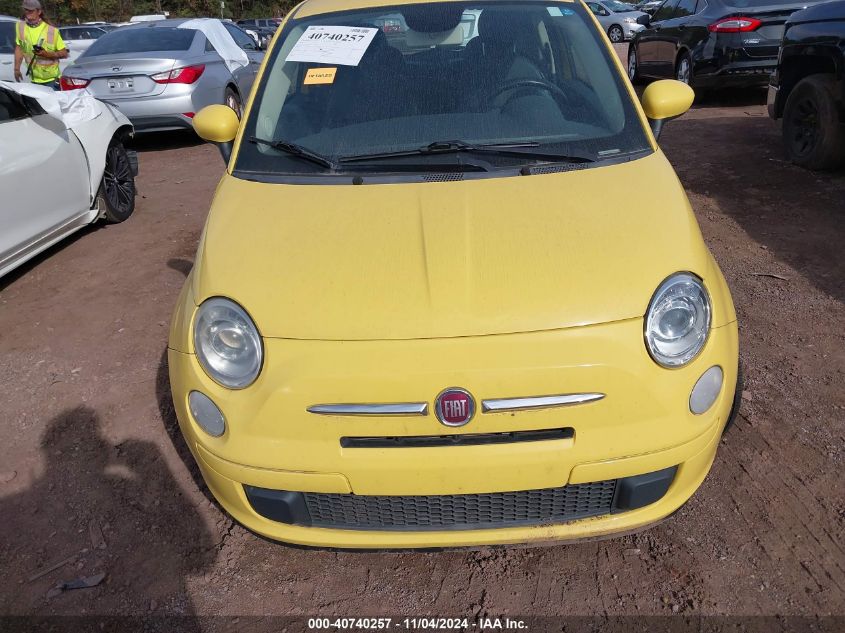 2013 Fiat 500 Pop VIN: 3C3CFFAR2DT654880 Lot: 40740257