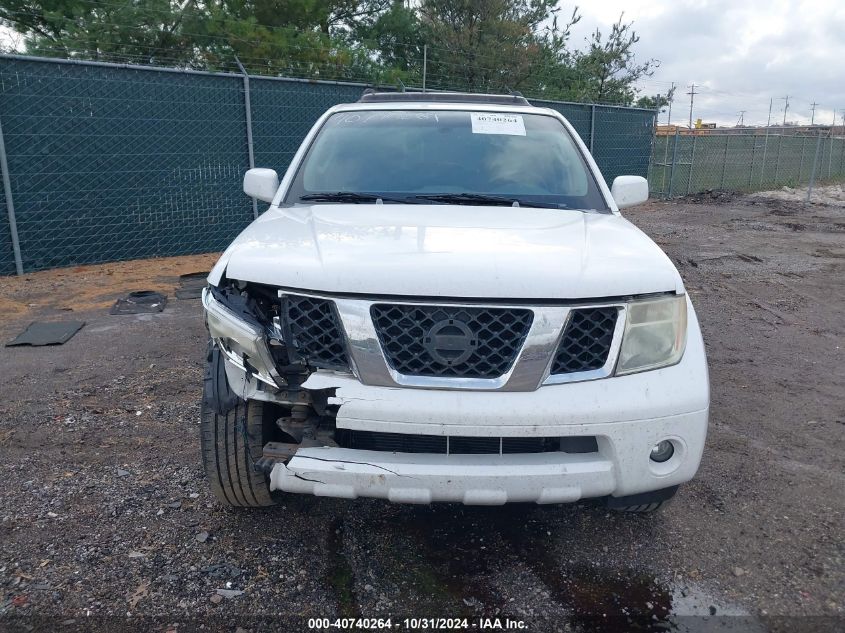 2007 Nissan Pathfinder Le VIN: 5N1AR18W97C622870 Lot: 40740264