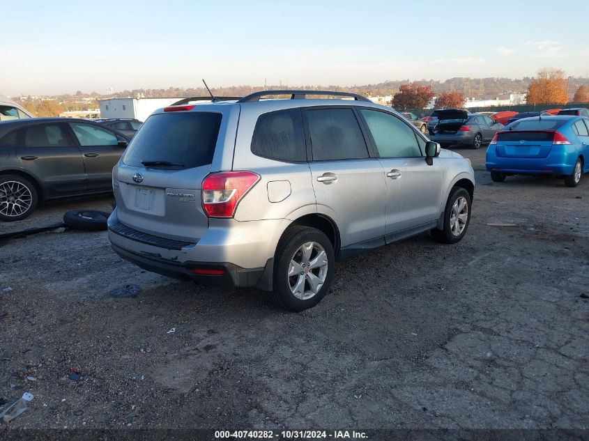 2015 Subaru Forester 2.5I Premium VIN: JF2SJAFC4FH561682 Lot: 40740282