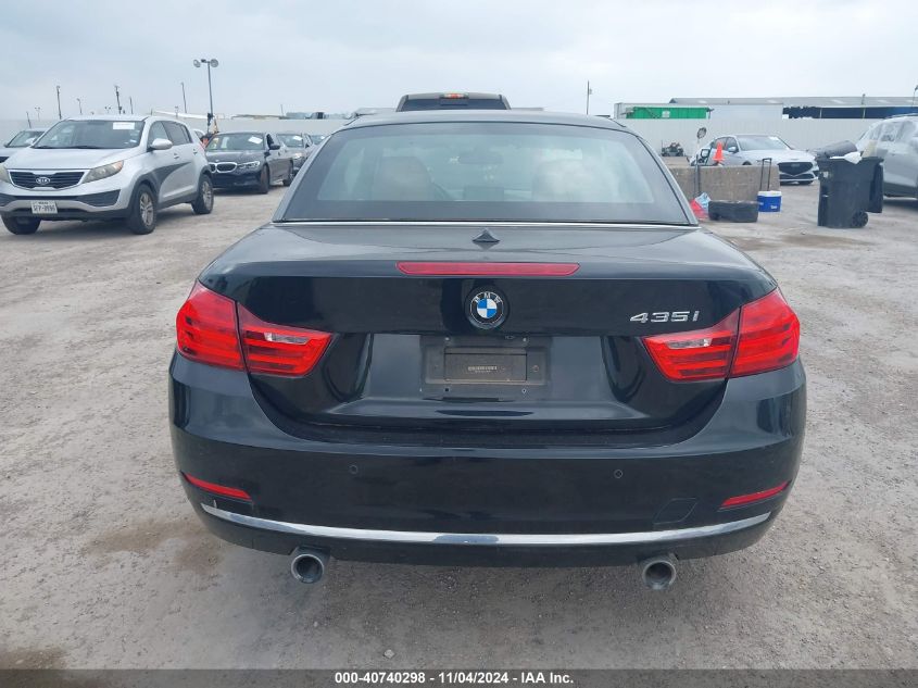 2015 BMW 435I VIN: WBA3T3C53FP738787 Lot: 40740298