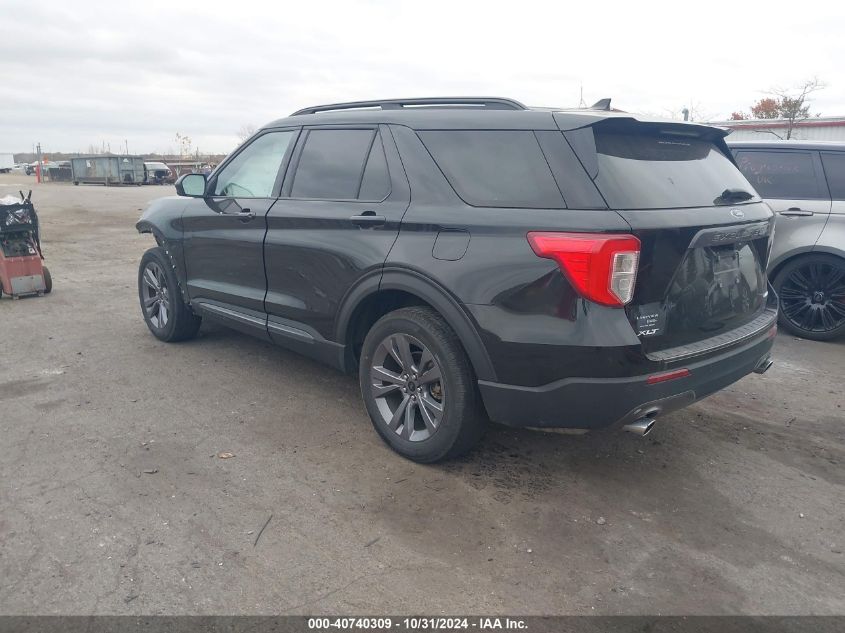 2022 Ford Explorer Xlt VIN: 1FMSK8DHXNGC43990 Lot: 40740309