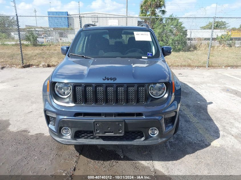 2020 Jeep Renegade Altitude 4X4 VIN: ZACNJBBB6LPL06595 Lot: 40740312