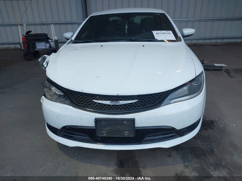 2015 Chrysler 200 S VIN: 1C3CCCDG3FN556851 Lot: 40740340