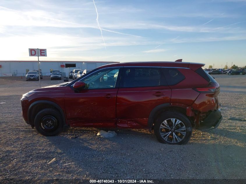 2021 Nissan Rogue Sv Fwd VIN: 5N1AT3BA5MC832579 Lot: 40740343