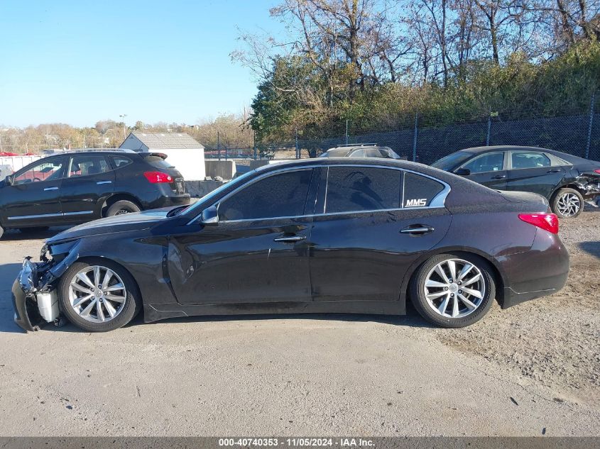 2015 Infiniti Q50 Premium VIN: JN1BV7AR4FM417917 Lot: 40740353