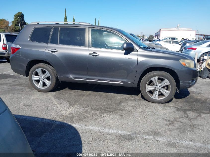 2009 Toyota Highlander Sport VIN: JTEDS43A692084670 Lot: 40740382