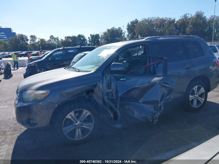 2009 Toyota Highlander Sport VIN: JTEDS43A692084670 Lot: 40740382