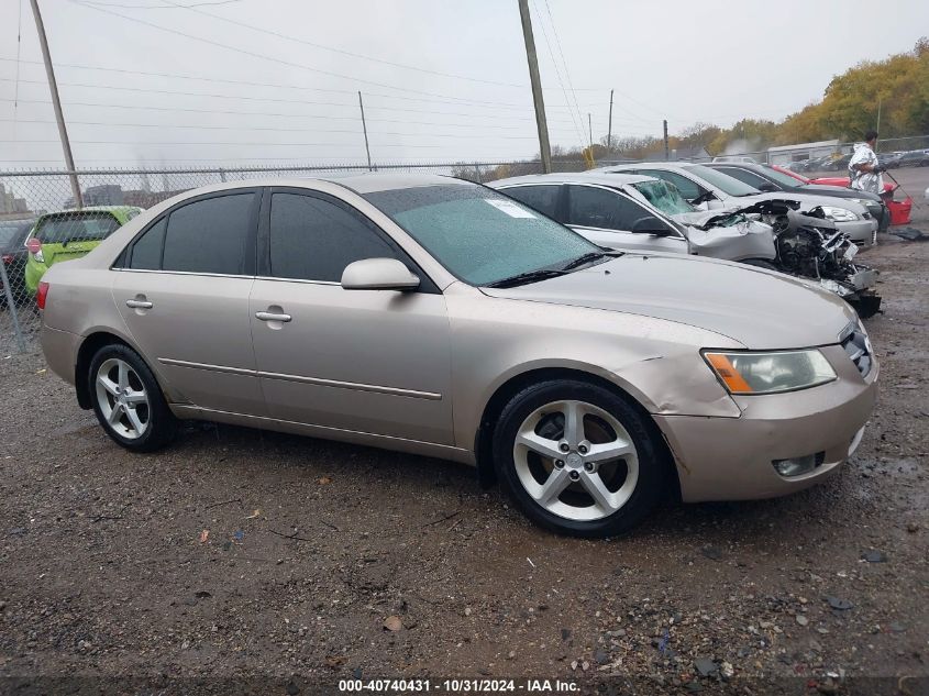 2007 Hyundai Sonata Limited/Se V6 VIN: 5NPEU46F97H193873 Lot: 40740431