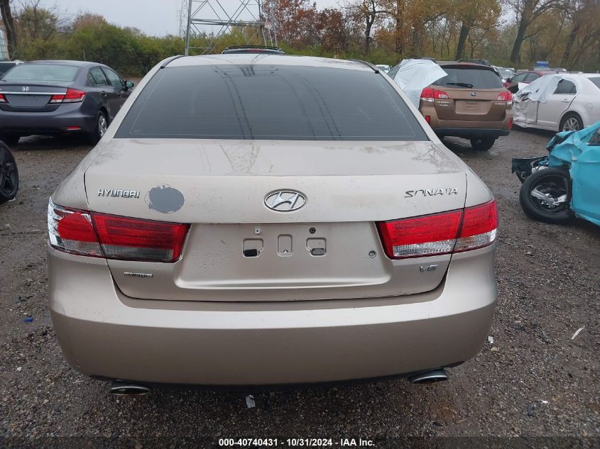 2007 Hyundai Sonata Limited/Se V6 VIN: 5NPEU46F97H193873 Lot: 40740431