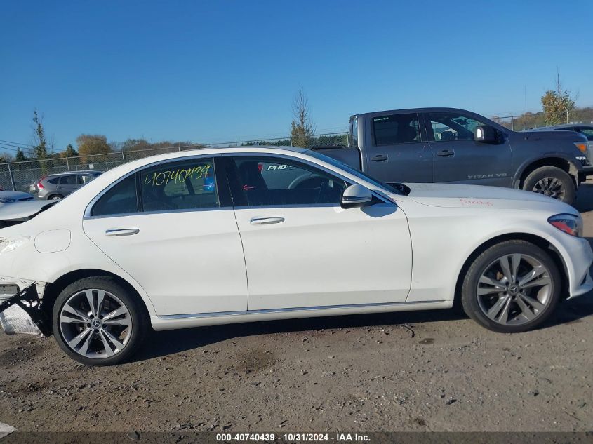 2019 Mercedes-Benz C 300 4Matic VIN: 55SWF8EB4KU292594 Lot: 40740439