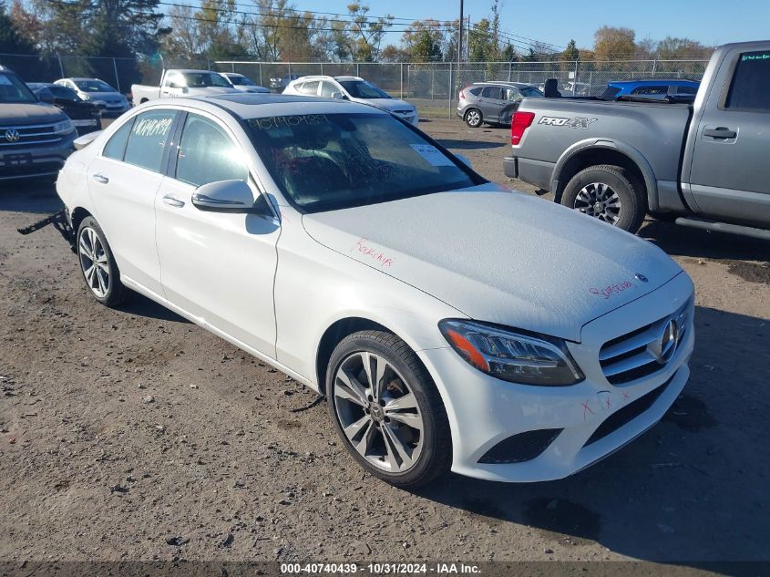 2019 Mercedes-Benz C 300 4Matic VIN: 55SWF8EB4KU292594 Lot: 40740439