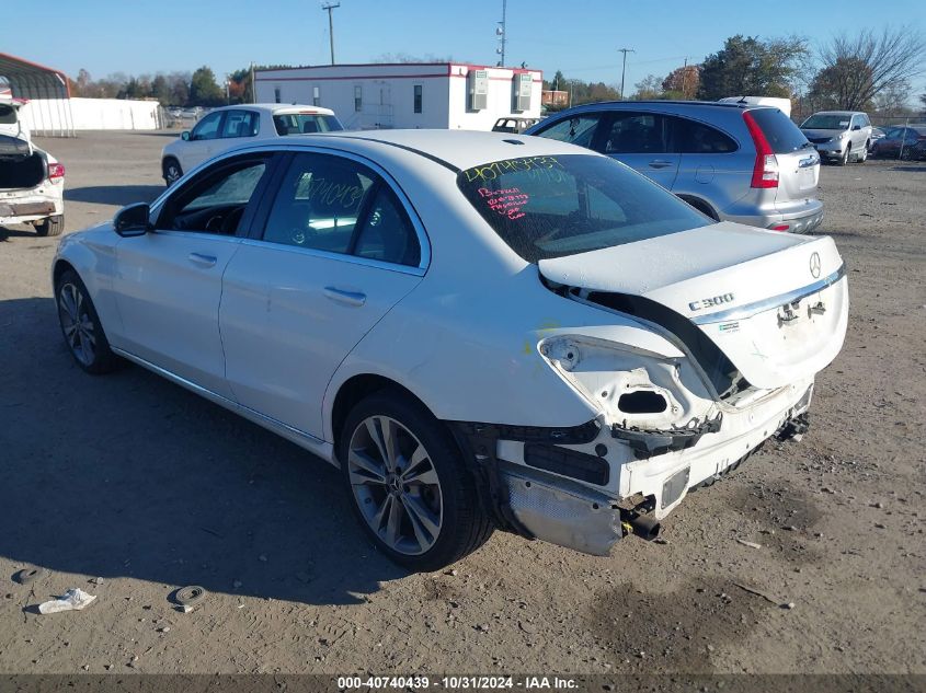 2019 Mercedes-Benz C 300 4Matic VIN: 55SWF8EB4KU292594 Lot: 40740439