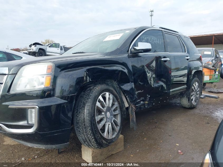 2017 GMC Terrain Denali VIN: 2GKFLVE34H6127004 Lot: 40740441