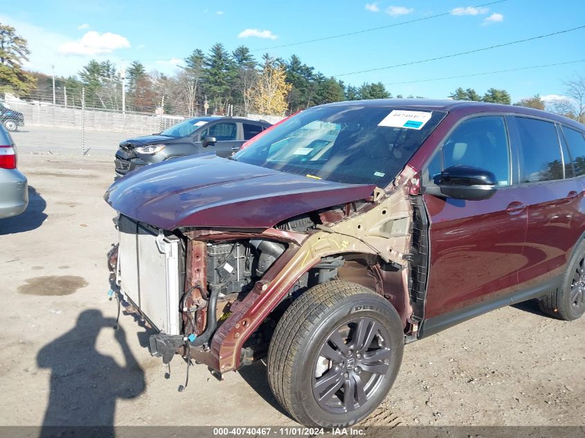 2021 Honda Passport Awd Ex-L VIN: 5FNYF8H50MB019929 Lot: 40740467