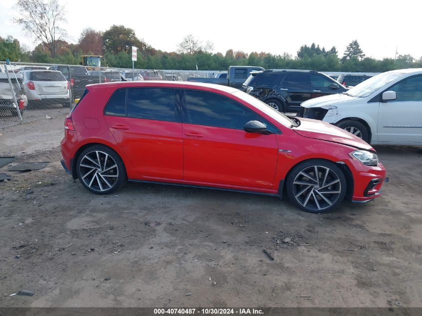 VIN WVWVF7AU2JW067826 2018 VOLKSWAGEN GOLF R no.13