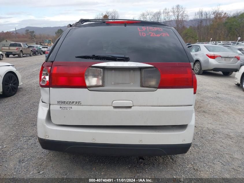 2006 Buick Rendezvous Cx VIN: 3G5DA03L06S572425 Lot: 40740491