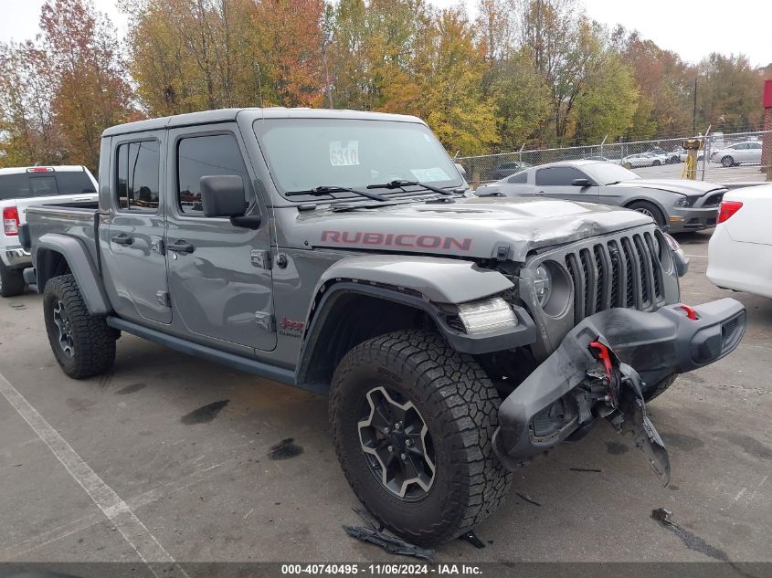 2021 Jeep Gladiator Rubicon 4X4 VIN: 1C6JJTBG3ML543173 Lot: 40740495