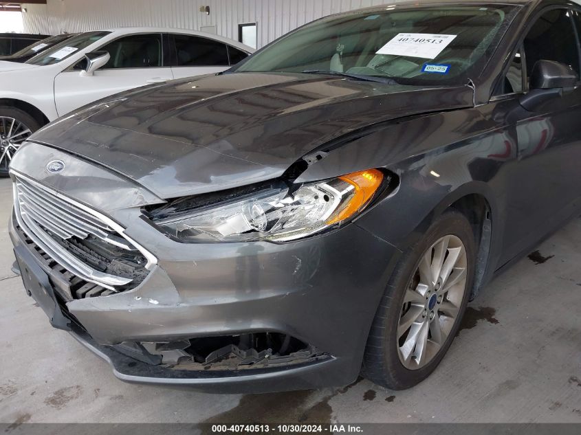 2017 Ford Fusion Se VIN: 3FA6P0H71HR144679 Lot: 40740513